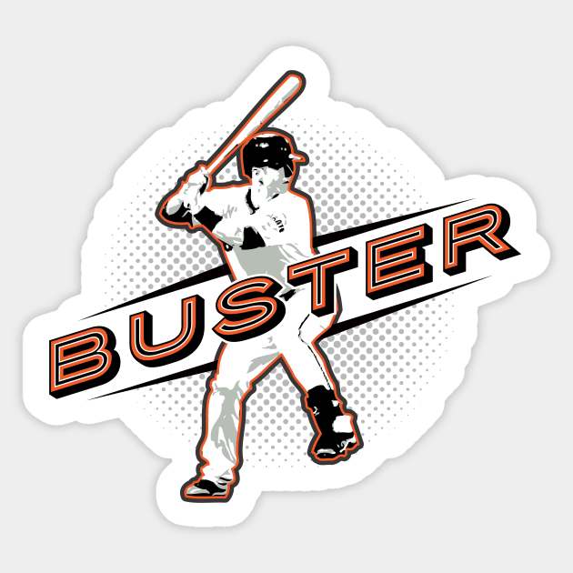 Buster Sticker by dSyndicate